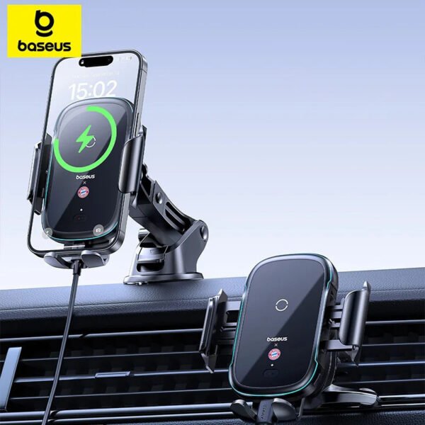 Suporte Veicular com Carregamento Sem Fio 15W Qi Bayern de Munique