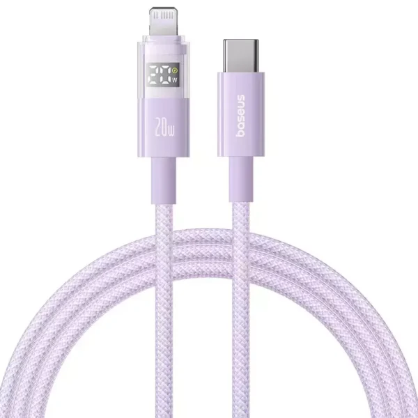 Cabo USB C para Lightning 20W Display 2 de Carregamento Rápido - Imagem 4