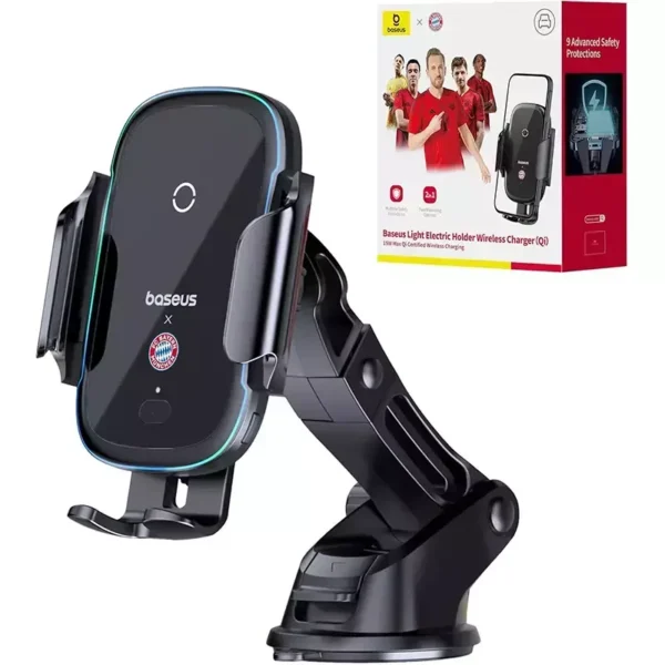 Suporte Veicular com Carregamento Sem Fio 15W Qi Bayern de Munique - Imagem 18