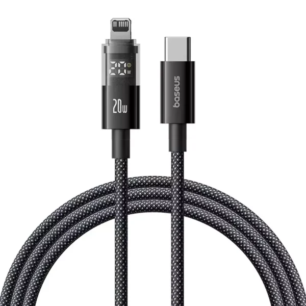 Cabo USB C para Lightning 20W Display 2 de Carregamento Rápido - Imagem 3