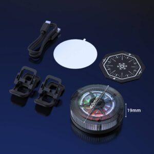 Cooler Magnético Goojodoq 2 em 1 para Celular e Tablet - Preto