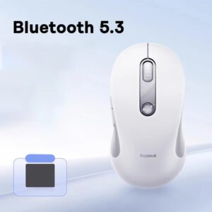 Kit Mouse Sem Fio Ergonômico F02 + Mousepad