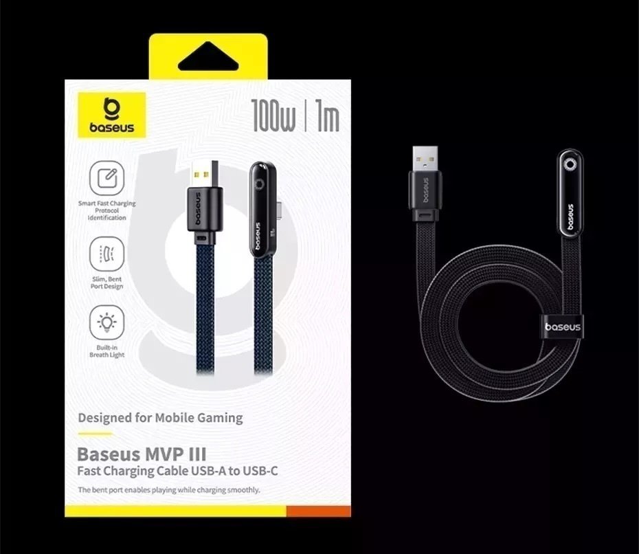 Cabo USB A para USB C 100W MVP3 Gamer - Imagem 3