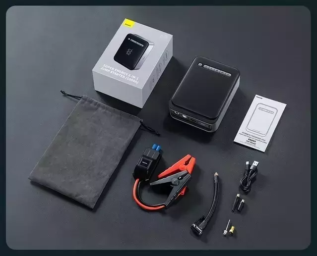 Compressor Portátil e Auxiliar de Partida 2 em 1 - Imagem 32