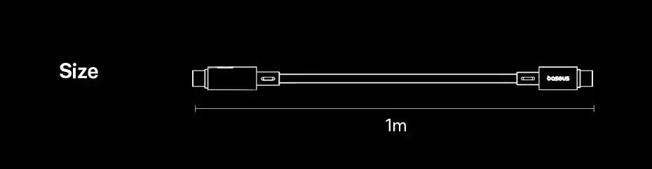 Cabo USB C 100W Carregamento Rápido Lit - Imagem 2