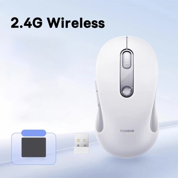 2.4G sem fio branco