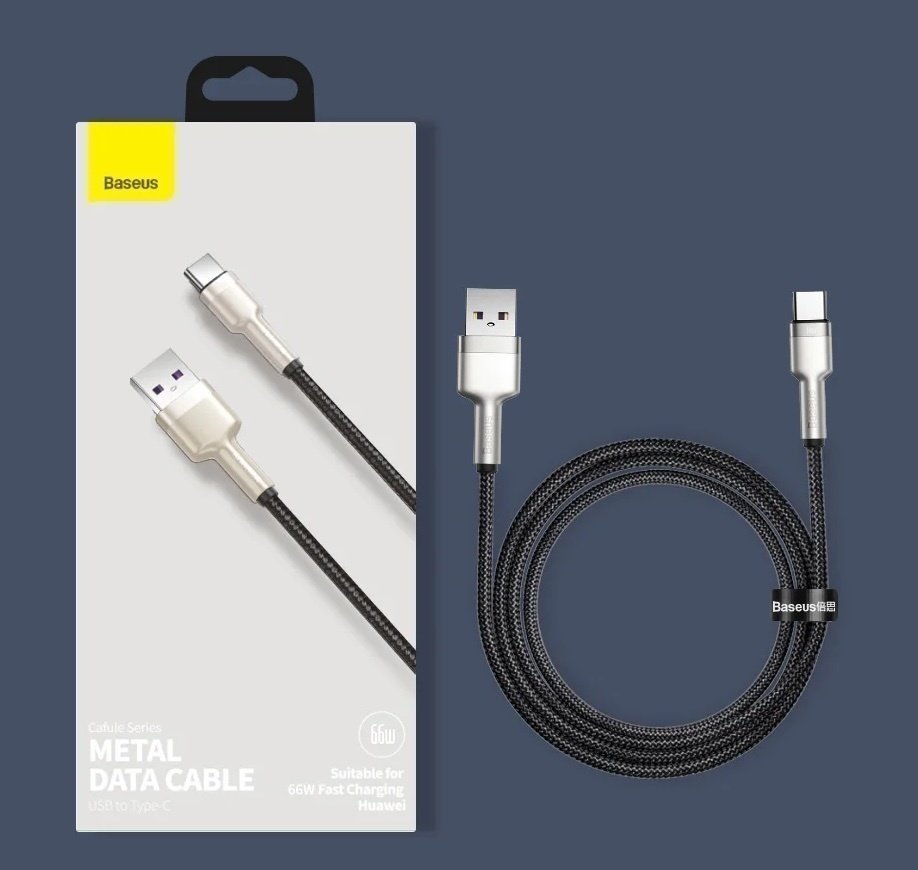 Cabo USB C 66W Metal Cafule - Imagem 2