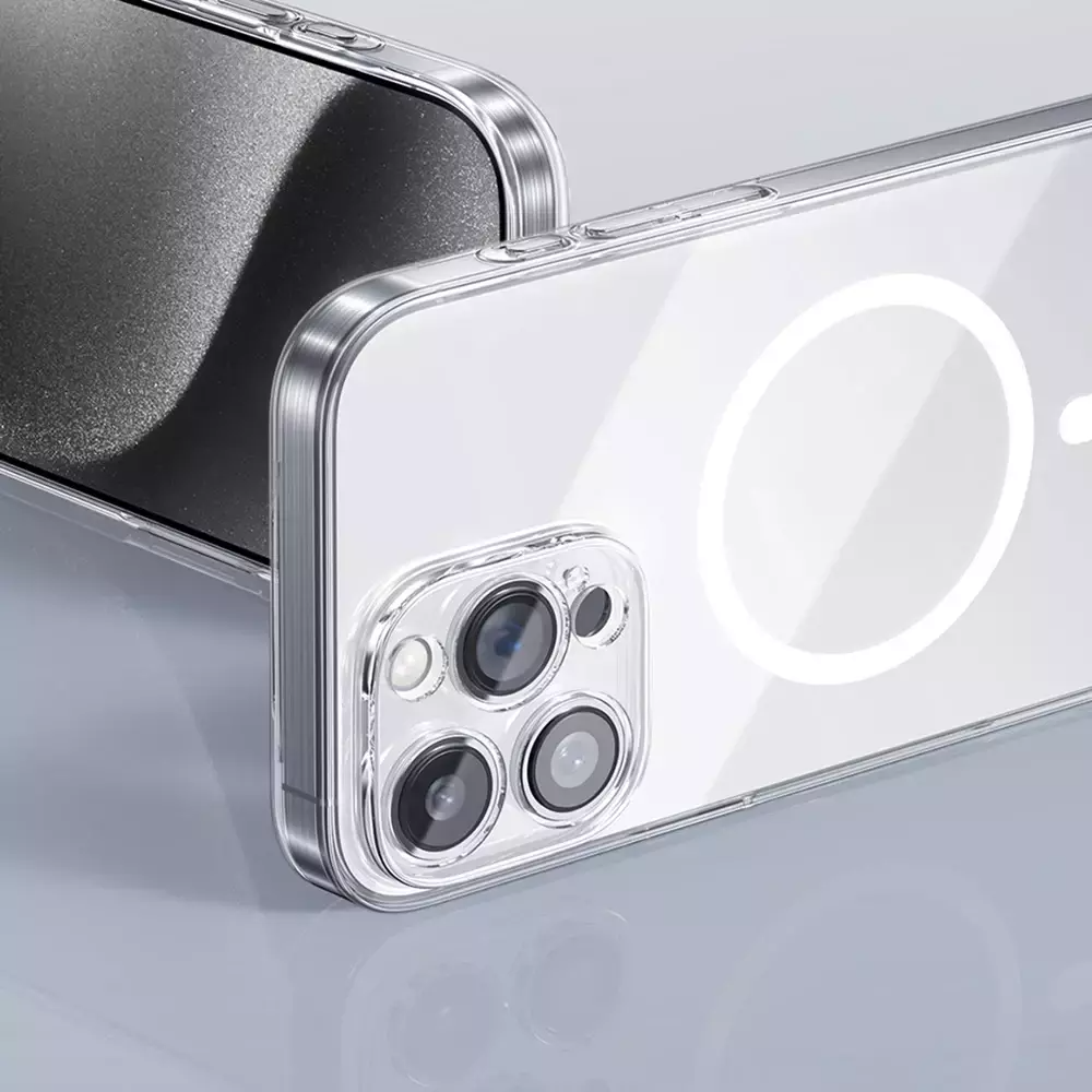 Capa Transparente Ultra Fina Magnética para iPhone 16 - Imagem 6