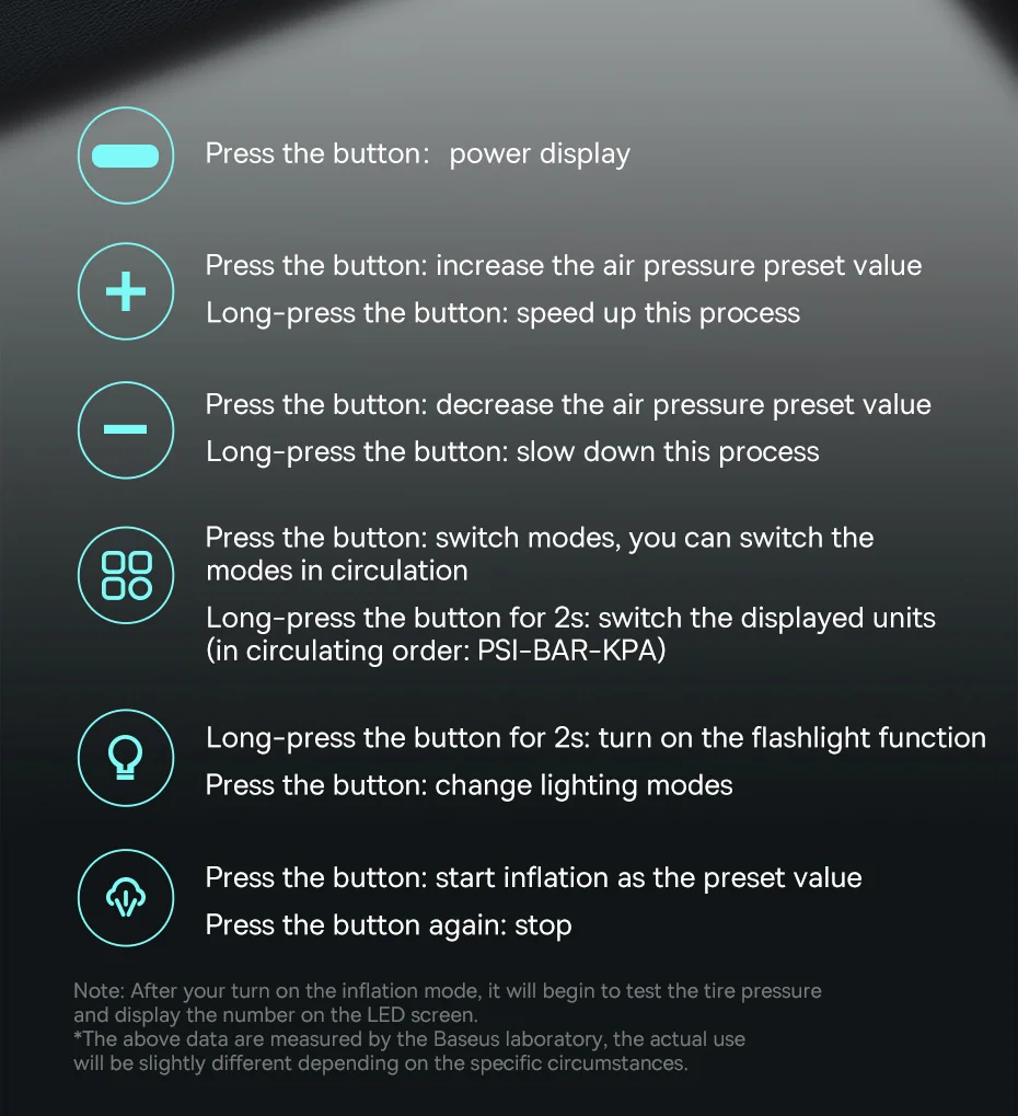 Compressor Portátil e Auxiliar de Partida 2 em 1 - Imagem 19