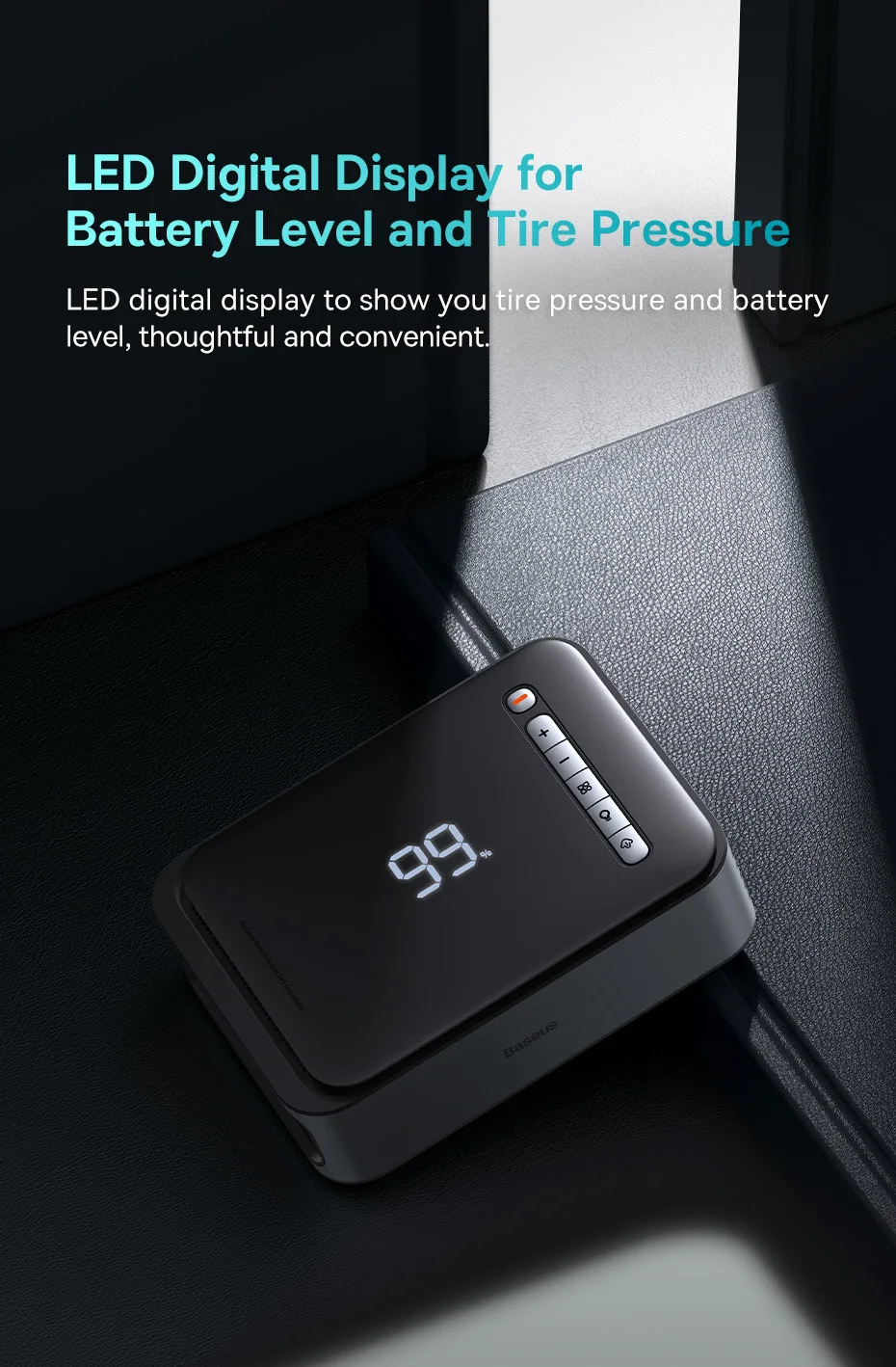 Compressor Portátil e Auxiliar de Partida 2 em 1 - Imagem 18