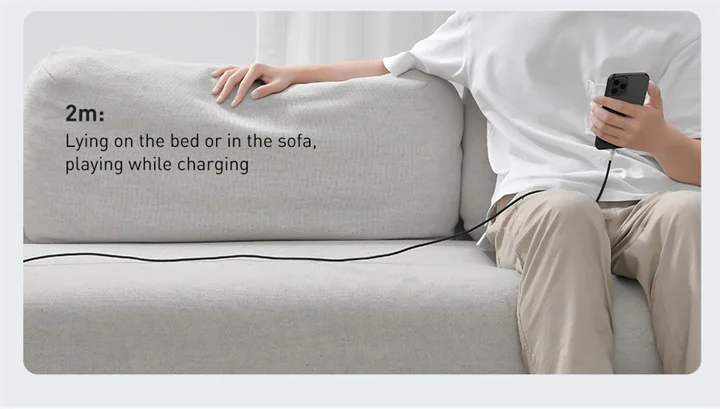 Cabo USB para Lightning Cafule Metal 2.4A - Imagem 19