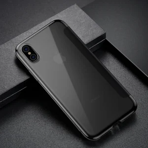 Capa Ultrafina com Película para iPhone X, XR e XS - Preto