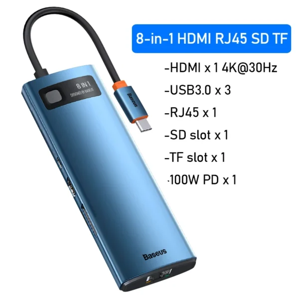 8 em 1 USB-C HUB B