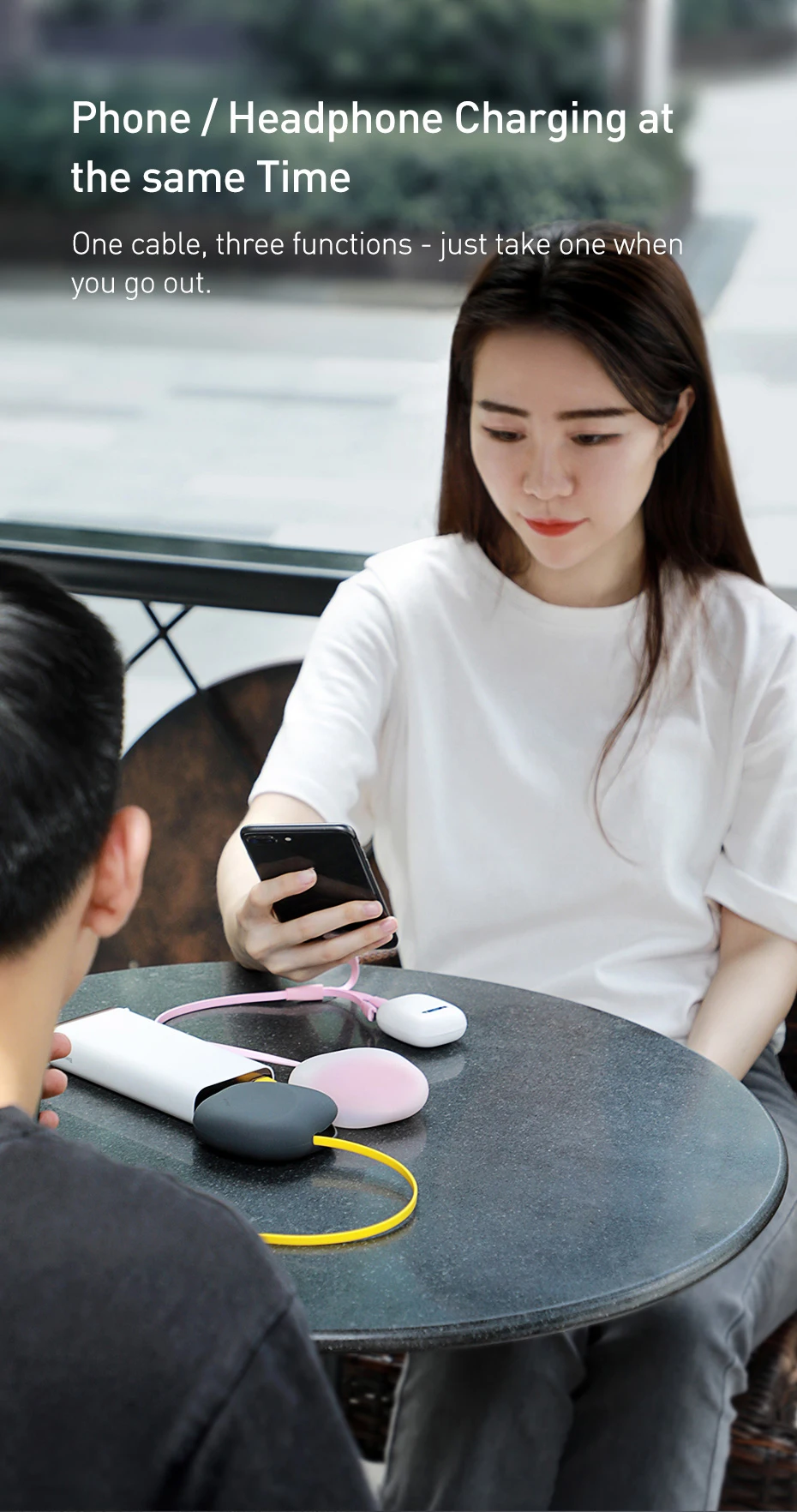 Cabo USB Retrátil Silicone - Imagem 17