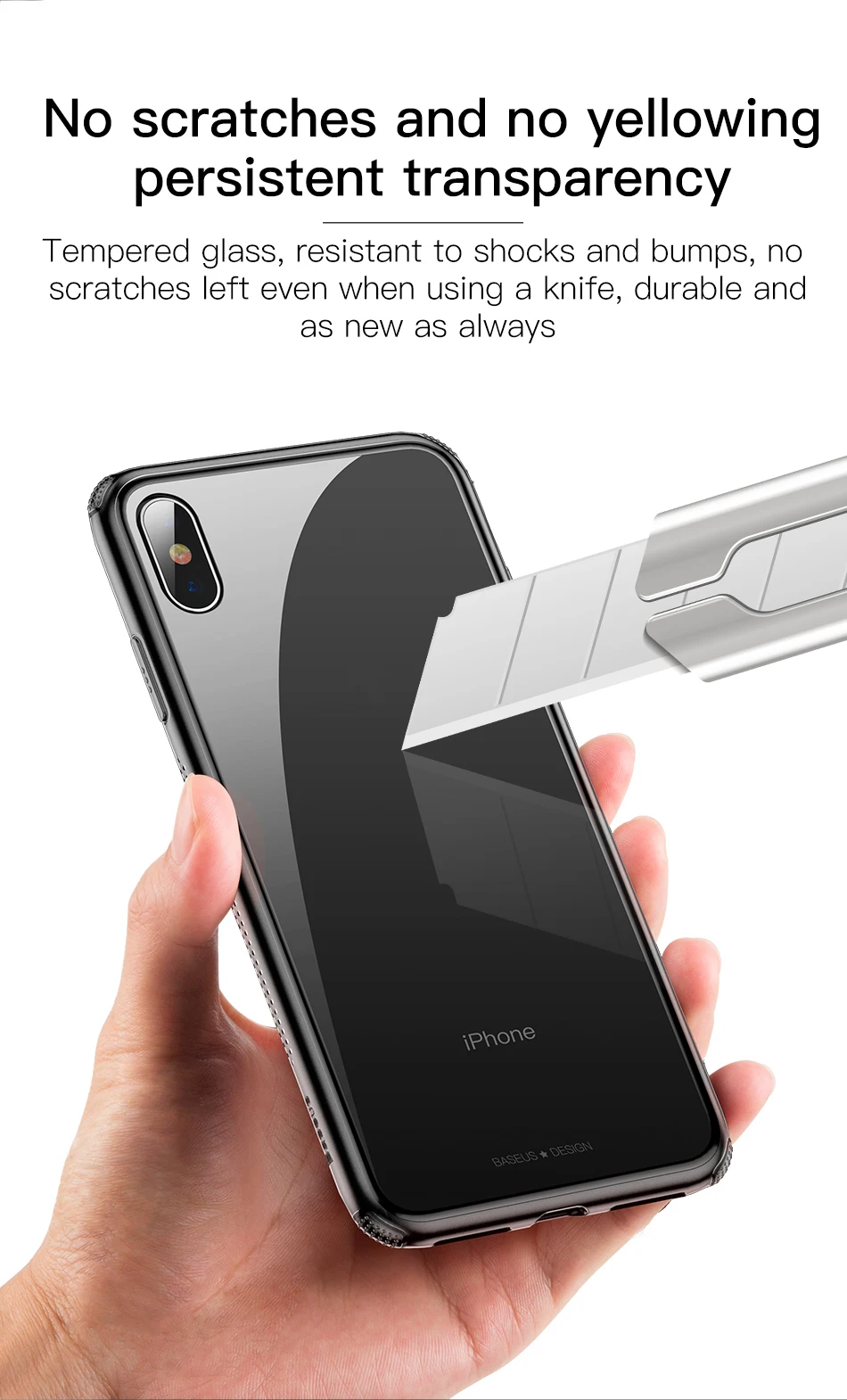 Capa Transparente para iPhone XR e XS - Imagem 9