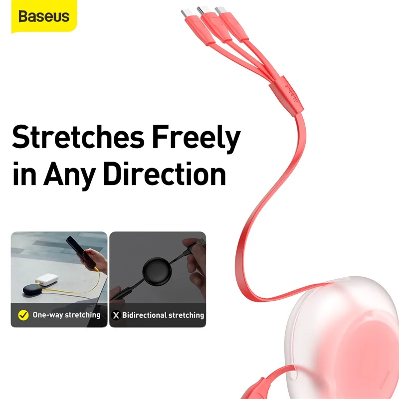 Cabo USB Retrátil Silicone - Imagem 4