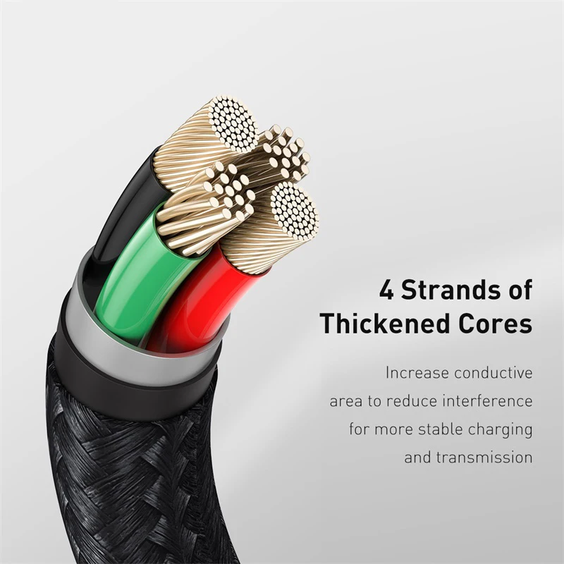 Cabo USB para Lightning Cafule Metal 2.4A - Imagem 6