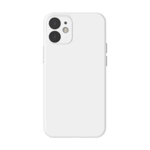 Capa Protetora de Gol de Sílica Líquida para iPhone 12 - Branco