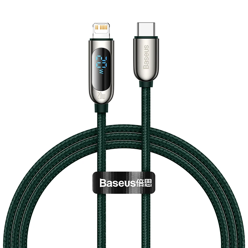 Cabo USB C PD Baseus 20W para iPhone com Display - Imagem 27