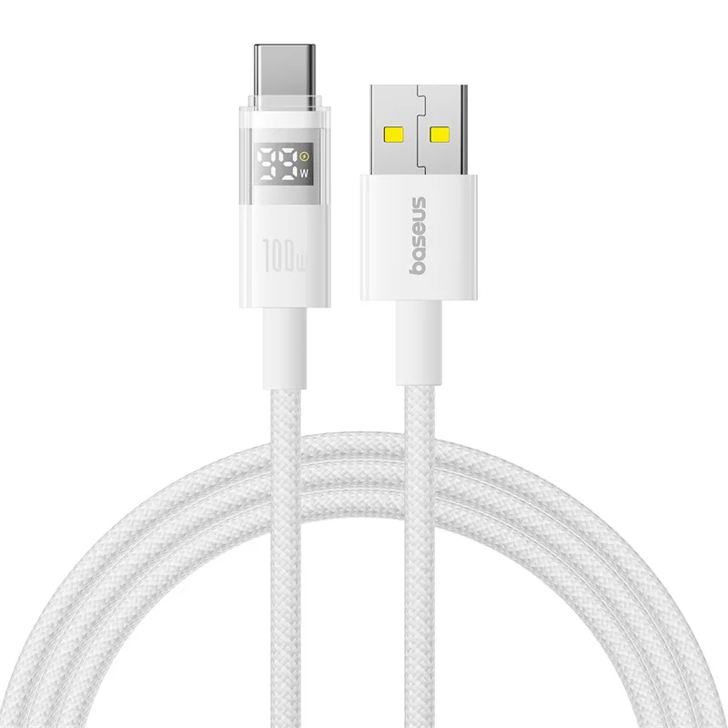 Cabo USB A para USB C 100W Display 2 de Carregamento Rápido - Imagem 8
