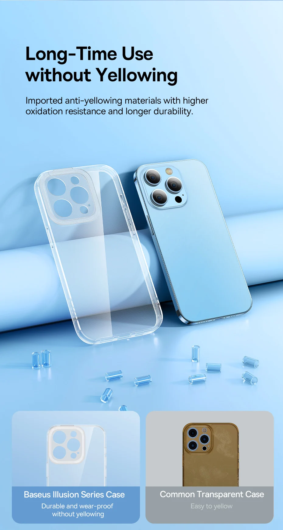 Capa Transparente para iPhone 14 com Protetor de Lente Destacável - Imagem 12