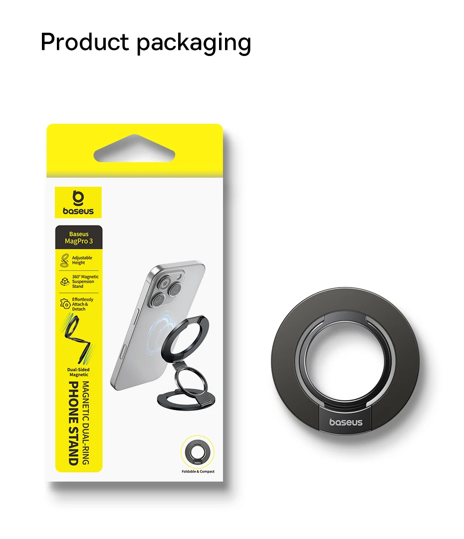 Suporte Magnético para Telefone com Anel Duplo MagPro 3 - Imagem 22