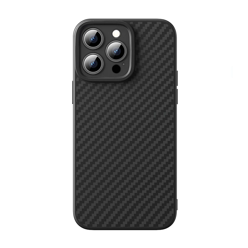 Kit Capa Fibra de Aramida Baseus para iPhone 14 e 15 + Película - Imagem 9