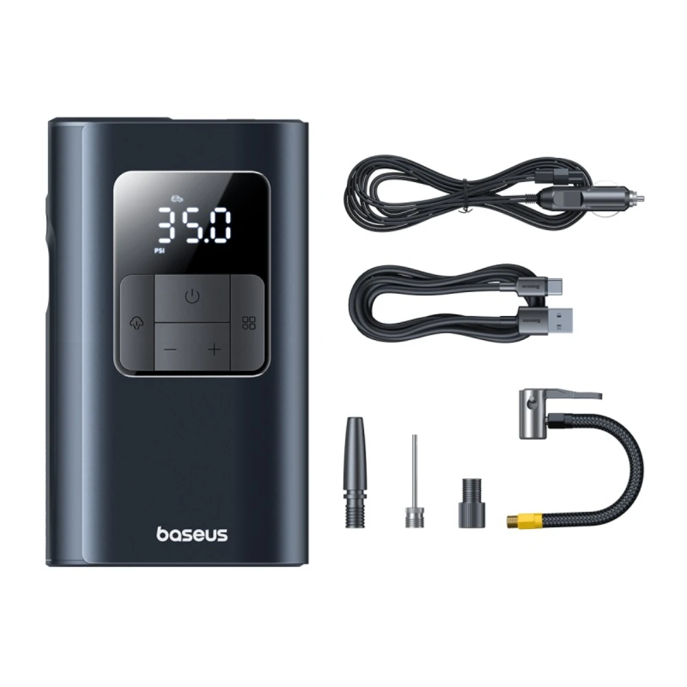 Compressor Portátil Baseus 2 em 1 PrimeTrip VA1 - Preto