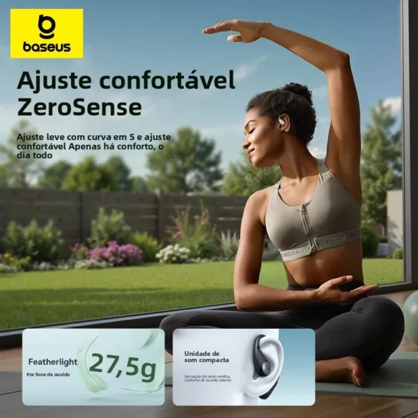 Fone de Ouvido Bluetooth 6.0 Orelha Aberta Eli Sport 2 Baseus - Imagem 3