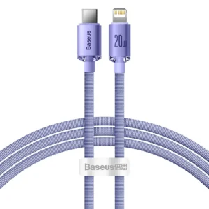 Cabo USB C Baseus para Apple 20W - Roxo