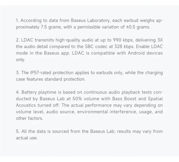 Fone de Ouvido Bluetooth 6.0 Orelha Aberta Eli Sport 2 Baseus - Imagem 28