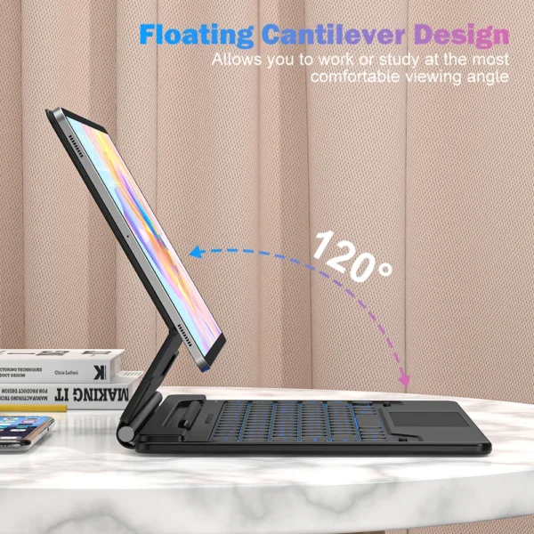 Capa Teclado Inteligente Goojodoq para Tablet Samsung - Imagem 5