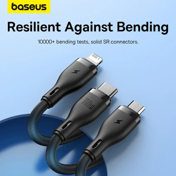 Cabo USB 3 em 1 100W Pudding - Imagem 4