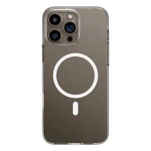 Capa Protetora Magnética Transparente para iPhone 16 - Transparente