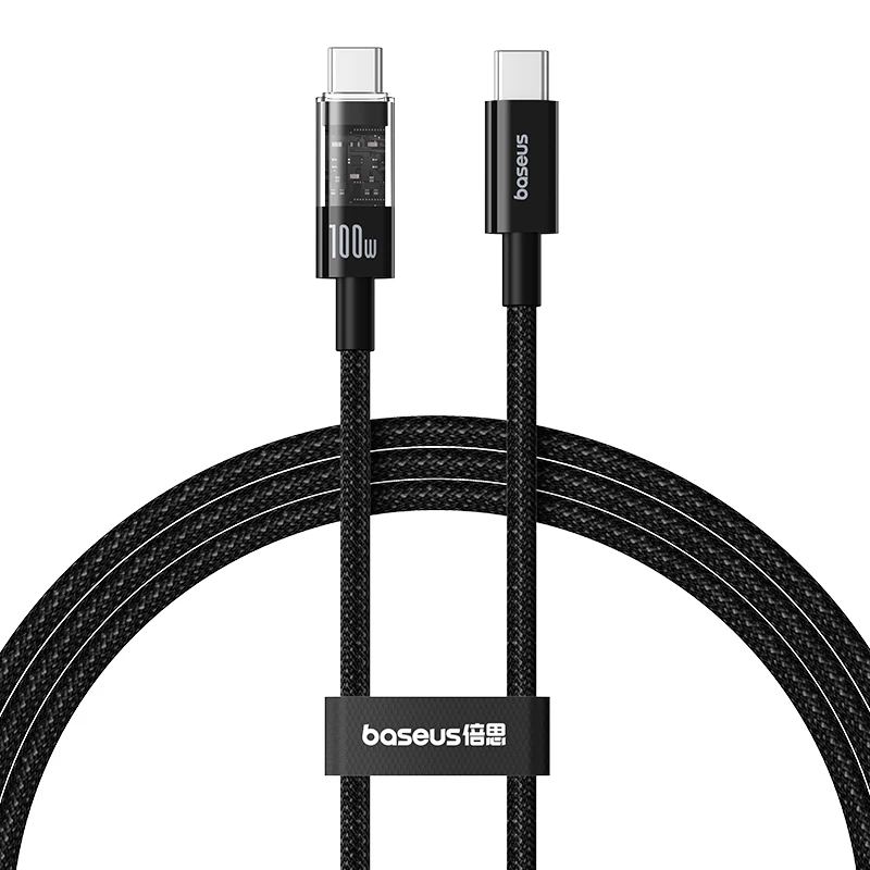 Cabo USB C para USB C Carregamento Rápido Baseus 100W Gem - Imagem 25