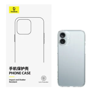 Capa Transparente para iPhone 16 com Protetor de Lente - Para iPhone16 Pro Max