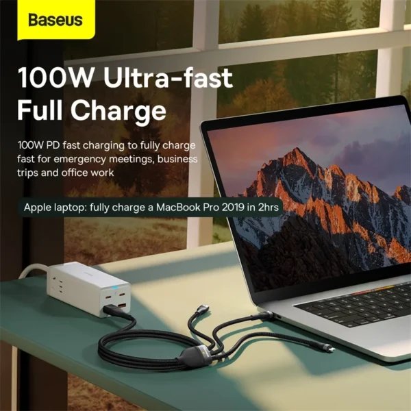 Cabo USB 3 em 1 100w - Imagem 3
