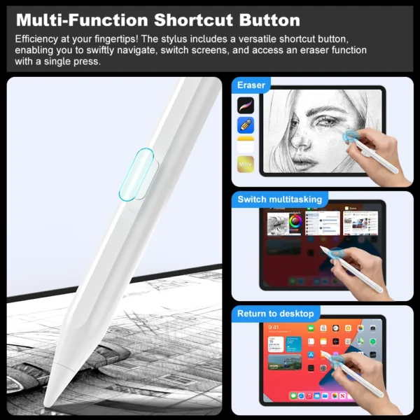 Caneta Capacitiva Stylus GD13 Pro para iPad - Imagem 2