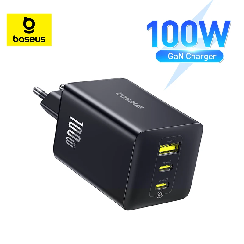 Kit Carregador GaN 100W EnerFill 3 Portas + Cabo USB C - Imagem 2