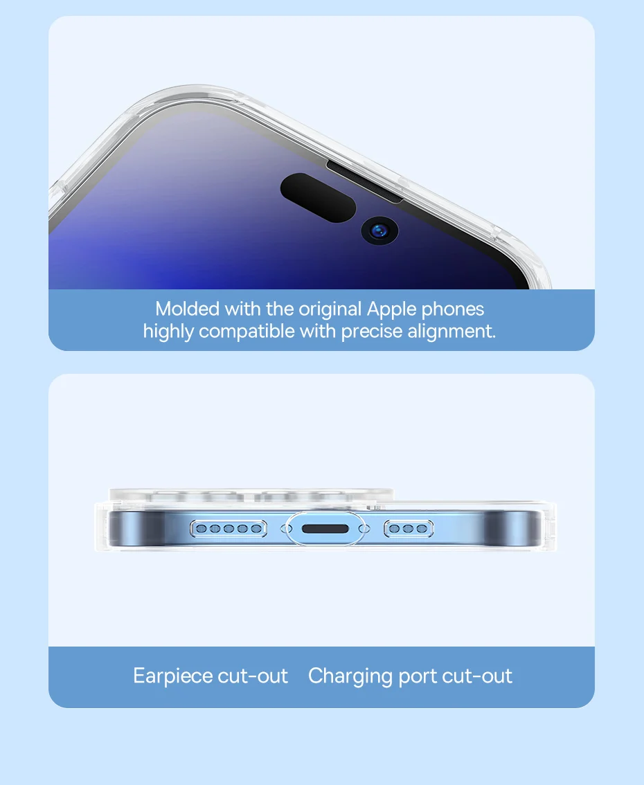 Capa Transparente para iPhone 14 com Protetor de Lente Destacável - Imagem 21