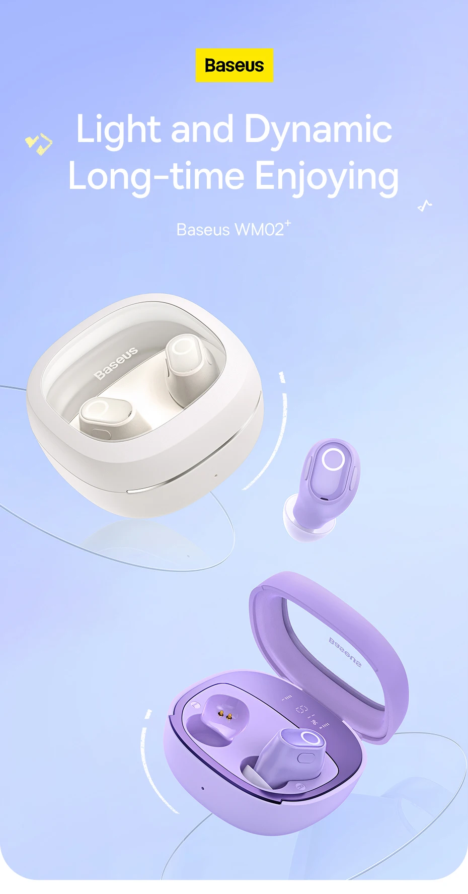 Fone de Ouvido Sem Fio WM02 Plus Bluetooth 5.3 - Imagem 7