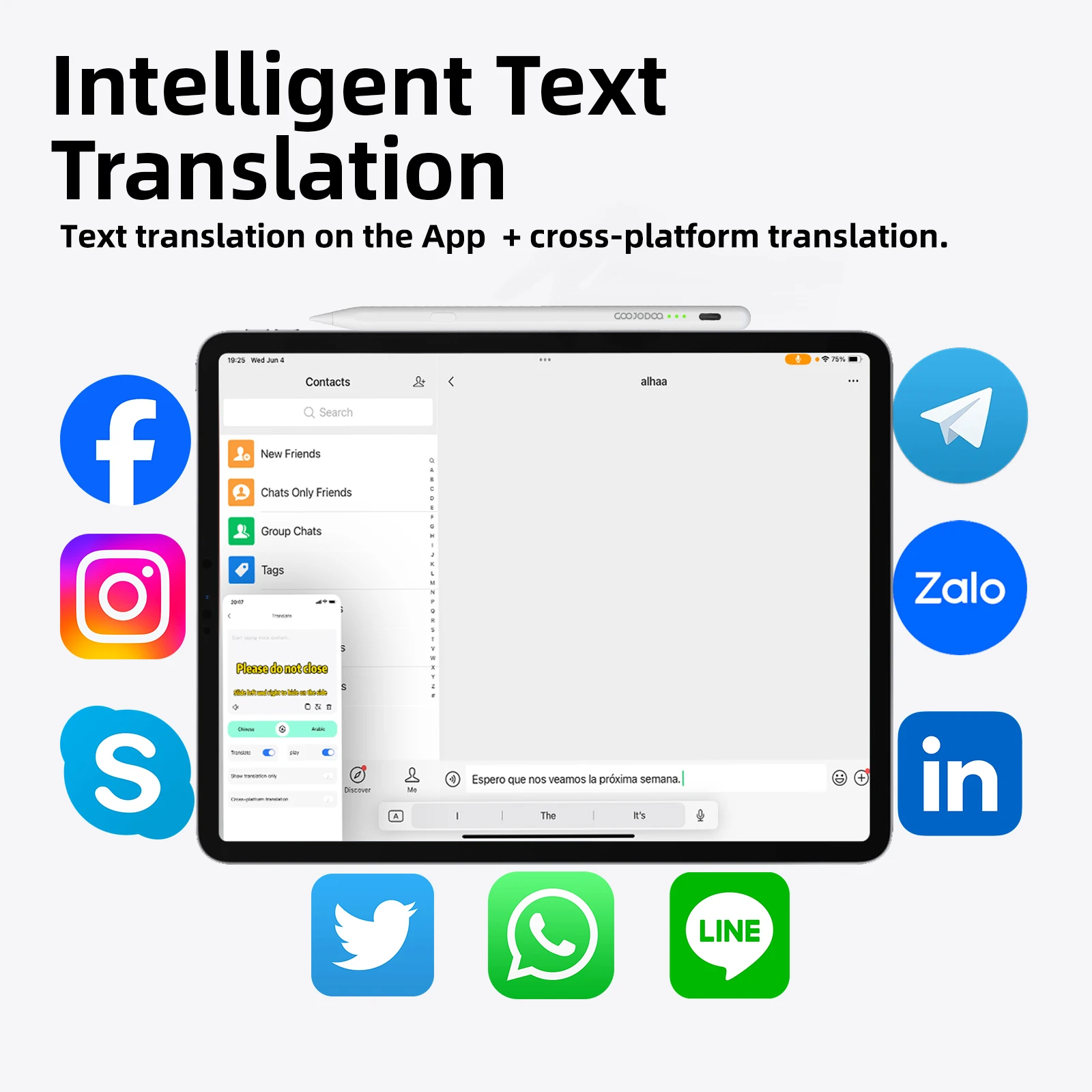 Caneta Stylus Ai07 Goojodoq para iPad - Imagem 4