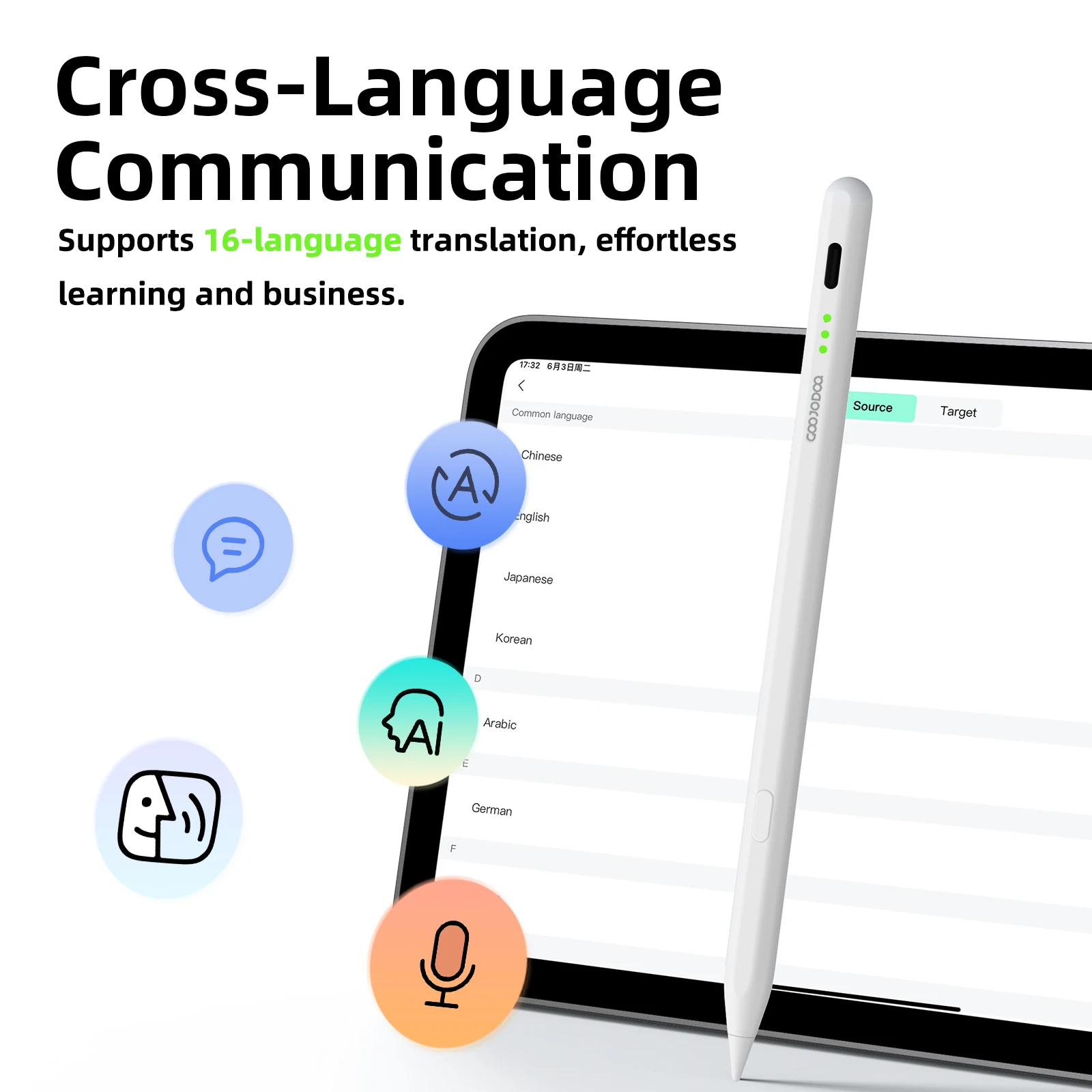 Caneta Stylus Ai07 Goojodoq para iPad - Imagem 11