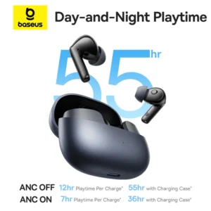 Fone de Ouvido Bluetooth 6.0 TWS Bass EP10 Pro