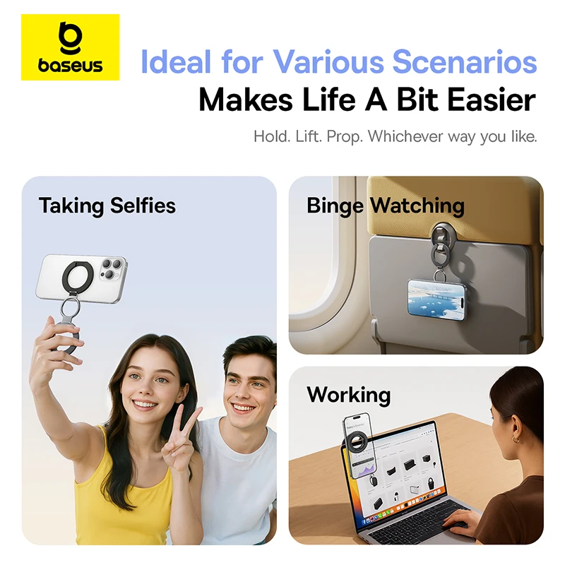 Suporte Magnético para Telefone com Anel Duplo MagPro 3 - Imagem 5