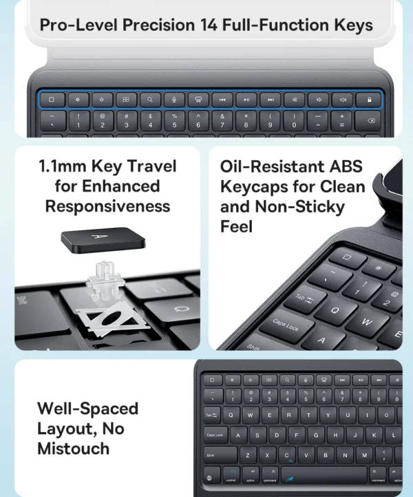 Capa Teclado Removível Brilliance II para iPad - Imagem 13