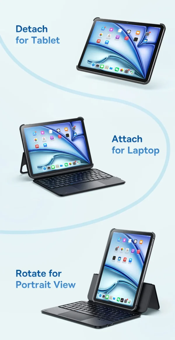 Capa Teclado Removível Brilliance II para iPad - Imagem 9