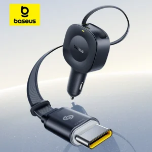 Carregador Veicular 30W com Cabo Retrátil PrimeTrip VR2