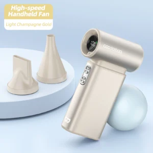 Ventilador Portátil Ultra Rápido Goojodoq GFS009 - Cinza
