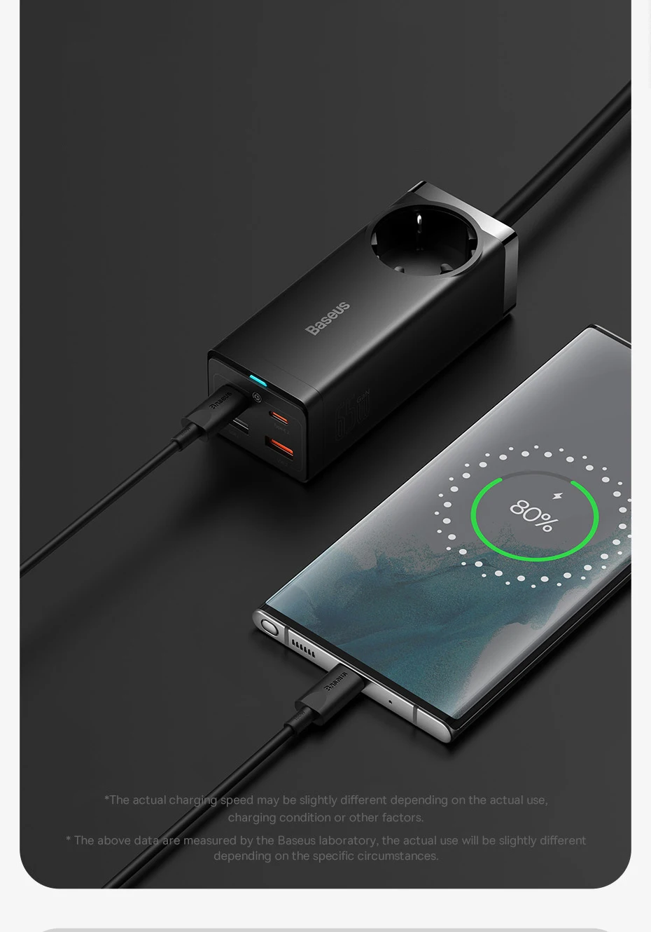 Estação de Carregamento 65W GaN - Imagem 18